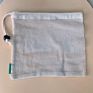 Price Eco Friendly Organic Cotton Mesh Bag Natural Color No Waste Reusable Cotton Drawstring Mesh Bags for Fruit