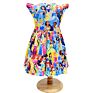 Princess Print Baby Girls Clothing Kid Cartoon Charact Dress