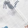 Print Small Baby Swaddle Organic Bamboo Cotton Muslin Blanket Wraps