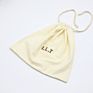 Printed Cotton Drawstring Dust Bag for Shoe Handbag Large Packaging Linen Shopping Promotion Cotton Shoe Pouch