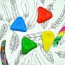 Produced 12 Colors Drop and Triangular Crayons for Children Use Pencil Crayons