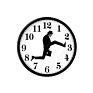 Product Ministry of Silly Walks Clock for Home Decor Wall Clock Funny Modern Silent Wall Watch Clock