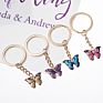 Promotional Gifts Butterfly Keychain Metal Key Chain Accessories