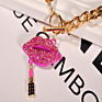 Promotional Lip and Lipstick Pendant Necklace Personality Women Sweater Necklace Jewelry