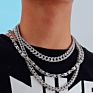 Punk Miami Cuban Choker Necklace Collar Statement Hip Hop Big Chunky Gold Color Thick Chain Necklace Men Jewelry