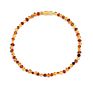 Pure Natural Baltic Amber Beaded Teething Necklace for Baby