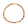 Pure Natural Baltic Amber Beaded Teething Necklace for Baby