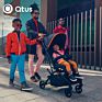 Qtus Lark, Baby Trolley, Poussette, High Landscape, All-Terrain, En1888, One-Handed Steering, Design for Travel