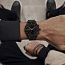 Quartz Business Classic All Black Mens Watch Multifunctional Japan Movt Mesh Belt Watch