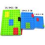 Rainbow Journal Dairy Note Book Creative Blocks Building School Notebook Silicone Notebook Cover