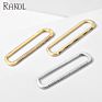Rakol Ep2586 Elegant Jewellery Diamond Cartilage Bar Ear Cuff Earring 925 Sterling Silve 18K Gold Earring