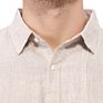 Ready to Ship Button down Long Sleeve Casual 100% Linen Shirt for Men