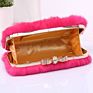 Real Cony Hair Clutch Bag Party Bags Handbag Lady Customised Clutch Bag