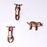 Resin Animal Sculpture Hanging Sloth Wall Decorations Art for Living Room
