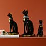 Resin Crafts Home Resin Ornament Crafts Crafts Cat Sculpture Egypt God Home Figurine Home Decoration Indoor Decoration Mascot