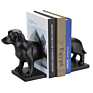 Resin Dachshund Doxie Dog Shape Bookend