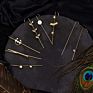 Rhinestone Earring Simple Pearl Crystal Gold Hypoallergenic Piercing Cuff Wrap Ear Wrap Crawler Hook Earrings