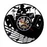 Rock Music Unique Living Room Wall Decor Vintage Vinyl Record Clock