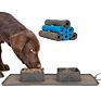 Roll up Mat Dog Bowl Portable Foldable Collapsible Silicone Pet Cat Dog Food Water Feeding Travel Bowl