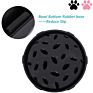 round Plastic Pet Slow Feeder Bowl Health Cat Dog Bowl Slow Food