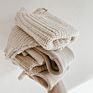 Rts Crew Neck Girls Knit Wear Outfit Cute Kids Pullover Cotton Speckled Sweater