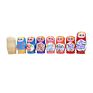 Russian Matryoshka Dolls Wood Nesting Stacked Dolls Festival Gift Matreshka Handmade Crafts Russian Matryoshka Doll