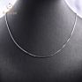 S925 Pure Sterling Silver Italy Box 18 Inch Necklace Chain
