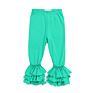 Sales Toddler Ruffle Leggings Solid Color Triple Cotton Kids Clothing Girls Ruffle Pants