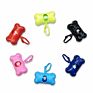 Sanan Pet Dog Poop Holder Rubbish Bags Case Bone Shape Garbage Dispenser Box Clean-Up Bag Carrier Case with 15Pcs Waste Bags