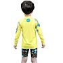 Sbart Printed Long Sleeve Rash Guard Boys Two Piece Swim Shirt for Kids Swimming Surfing Suit Swimsuit for Boy