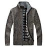 Self Cultivation Men's Jacket Cardigan Knitted Sweater Baseball Collar Casual Wear Cardigan Men