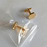 Sell 4 Colors Avaliable Brass Hexagon Cufflinks for Men