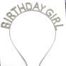 Sell Happy Birthday Girl Headband Alloy Letter Party Hair Accessories Festival Color Headband Headwear
