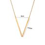 Shangjie Kalung Stylish Long Gold Plated Necklace Hip Hop Large Letter Necklace Stainless Steel Initial Necklace