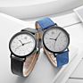 Shengke Luxury Men Watch Simple Mens Watch Denim Canvas Band Casual Dress Quartz Male Wristwatch Relogio Masculino
