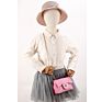 Shiny Children Handbag High End Pu Children's Shoulder Bag Pink Mobile Phone Bag Kid Evening Party Purse Bags