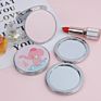 Shiny Crystal Liquid Quicksand Fruit Watermelon Mirror Starry Card Catcher Blueberry Strawberry Maiden Series Pocket Mirror
