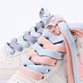 Shoelaces Classic Jelly Color Flat Polyester Shoe Laces Cute Pink Color Sneaker Sports Shoelace