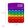 Silicone Game Pack Bubble Sensory Stress Relief Push Popper Bubble Pop Keyboard Fidget Toy