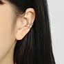 Silver 925 18K Gold Plating Hollow Out Chain Earring Ear Cuff