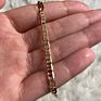 Simple Thin Silver Gold Chain Color Ankle Cuban Gold Stainless Steel Link Anklet