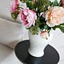 Silk Peony Bouquet Flower In Vase Floral Arrangements