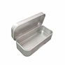 Small Square Metal Hinge Tea Packing Tin Box Tin Can with Lid