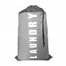 Smile Shape Nylon Laundry Bag Wash Me Travel Storage Pouch Machine Washable Dirty Clothes Organizer Wash Drawstring Bag