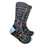 Socksmate 3D Print Dollars Food Men Cotton Colorful Pizza Performance Aliens Poker Black Sheers Cashmere Socks