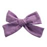 Soft Cotton Linen Fabric Bow Hair Clips Schoolgirl Sailor Bow Clips Baby Girls Hair Accessories