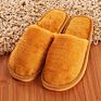 Soft Plush Cotton Cute Slippers Shoes Non-Slip Floor Indoor Home Furry Slippers Men Shoes for Bedroom