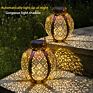 Solar Lanterns Outdoor Waterproof Hanging Retro Metal Led Decorative Modern Solar Garden Lights