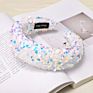 Special Thick Sequin Sponge Hairband Women Padded Headband Designed Headbands