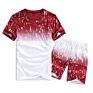 Sports T-Shirt Sets, Printed Casual Shirt and Shorts Use T Shirt Packaging Tshirts/